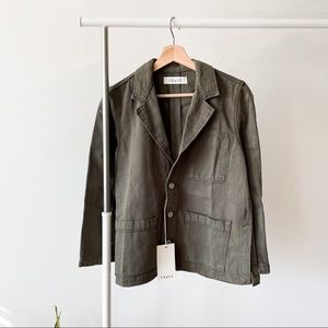 TRAVE • ingrid jacket in green tambourine